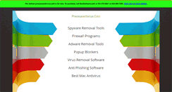 Desktop Screenshot of preciousantivirus.com